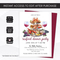dinner party invite